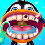 pet doctor kids dentist game android application logo